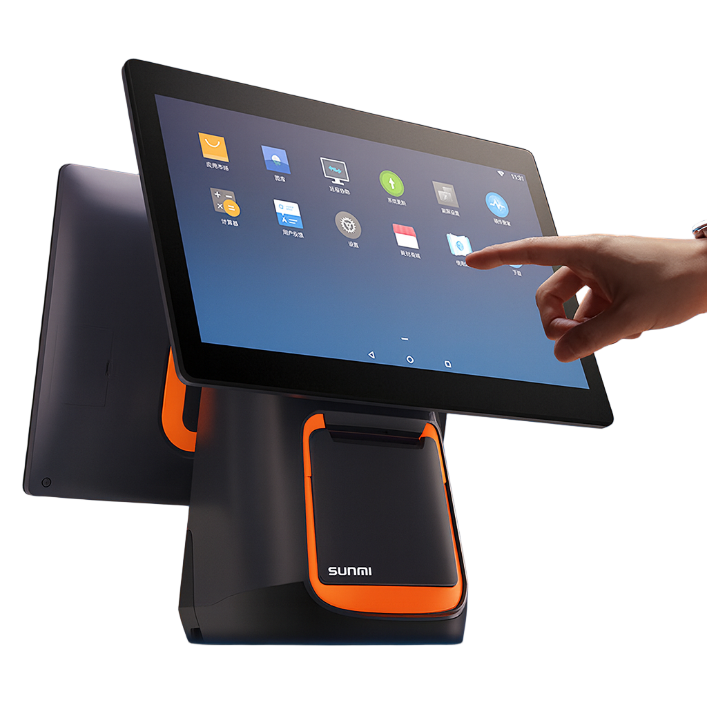 TPV Android Sunmi T2S de 15,6 pulgadas con impresora