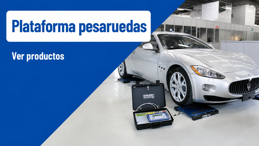 Pesa Ruedas y Pesa Ejes sin Hilos