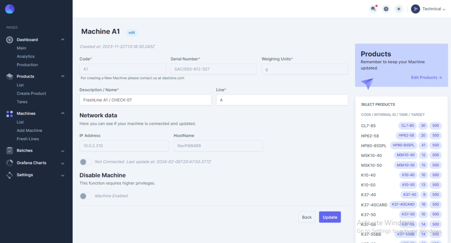 Software de Producción y Contenido Neto | DTM_i4