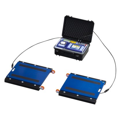 Kit Portátil Pesa Ejes de Vehículos con Cable WWS y Terminal Táctil