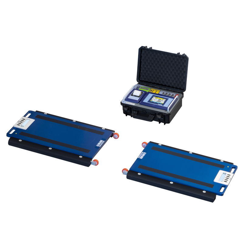 Kit Portátil Pesa Ejes de Vehículos Inalámbrico WWS y Terminal Táctil