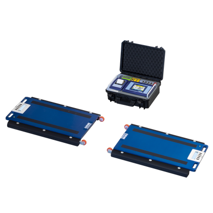 Kit Portátil Pesa Ejes de Vehículos Inalámbrico WWS y Terminal Táctil