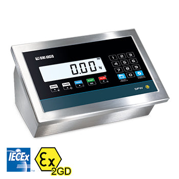Visor de Peso ATEX e IECEx para Dosificación DFWIECEX BATCH1 Zonas 1/21 (Dini Argeo)