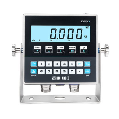 Visor de Peso Multifunción Higiénico DFWX HYGIENX Inox AISI 316 IP68/IP69K DFWX-HGX (Dini Argeo)