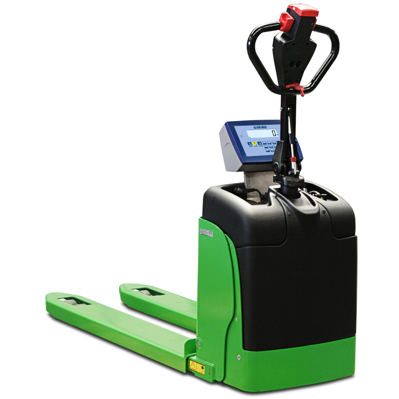Transpaleta eléctrica pesadora ELWL Logistic de 1.200 kg