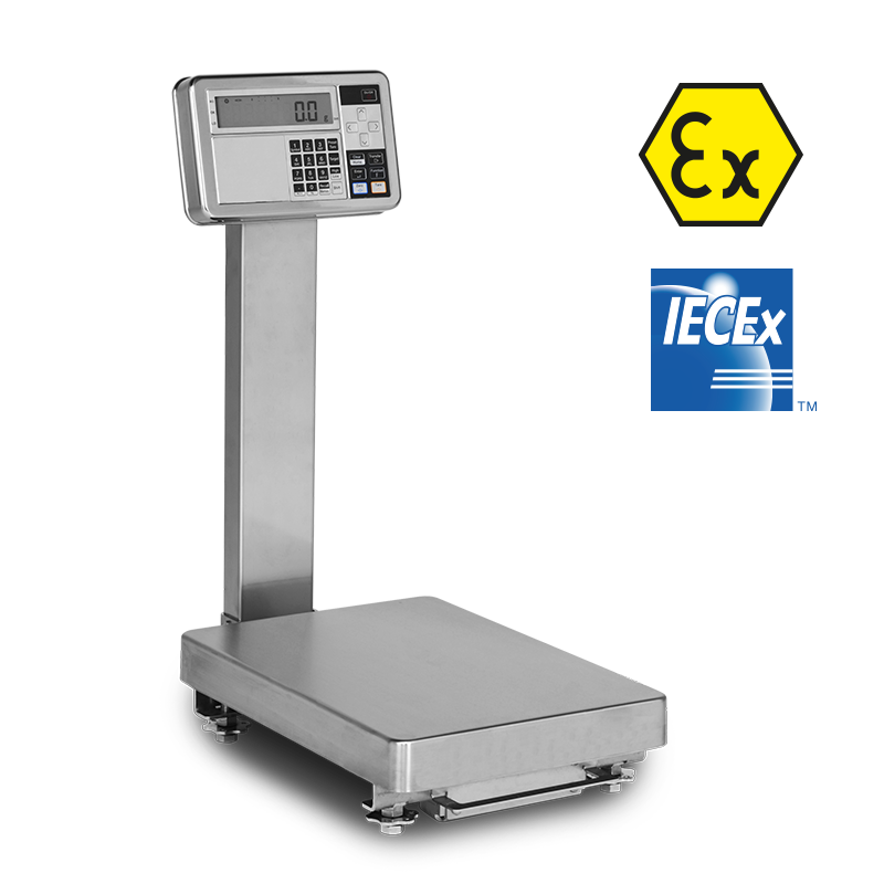 GEX-FZ-1G: Báscula de mesa ATEX/IECEx de alta precisión (Zona 0)