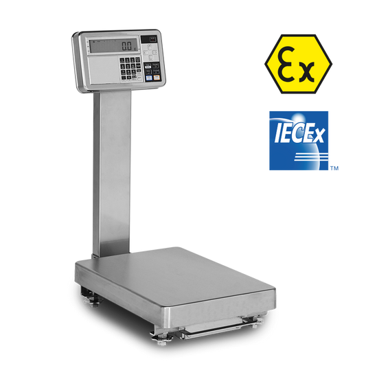 GEX-FZ-1G: Báscula de mesa ATEX/IECEx de alta precisión (Zona 0)