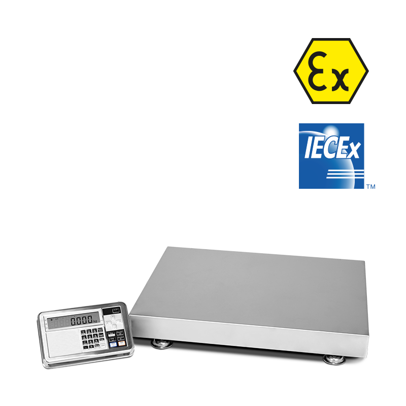 GEX-FZ-1G: Báscula de suelo ATEX/IECEx de alta precisión para Zona 0