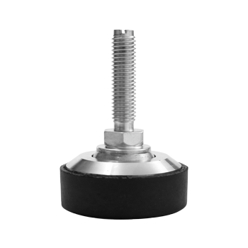 Pie articulado de acero inoxidable con base antideslizante 60 mm