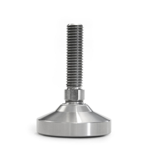 Pie articulado de acero inoxidable con base antideslizante