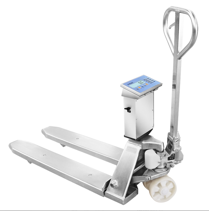 Transpaleta pesadora inoxidable TPWLKI Logistic de 2.000 kg