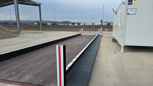Báscula Puente Metálica para Camiones SBP/M-31 (altura 31 cm, hasta 80 t)