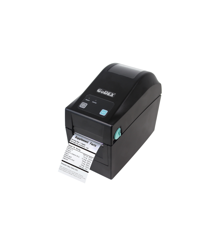 Impresora de etiquetas Godex DT200 de térmica directa
