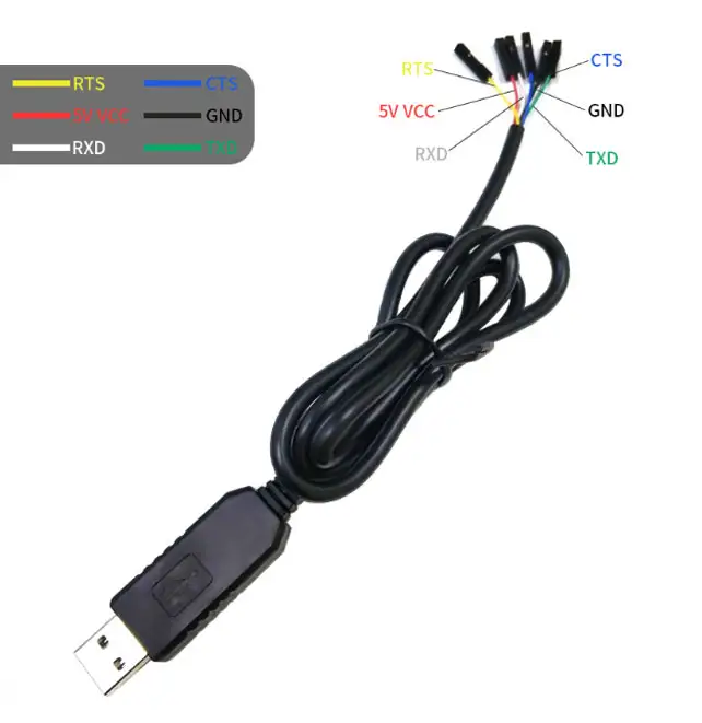 Cable convertidor RS232 a USB para básculas