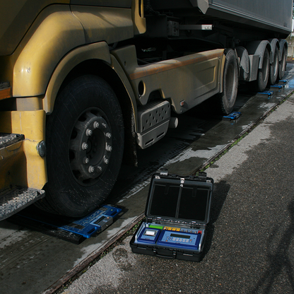 Kit Portátil Pesa Ejes de Vehículos Inalámbrico WWS y Terminal Táctil